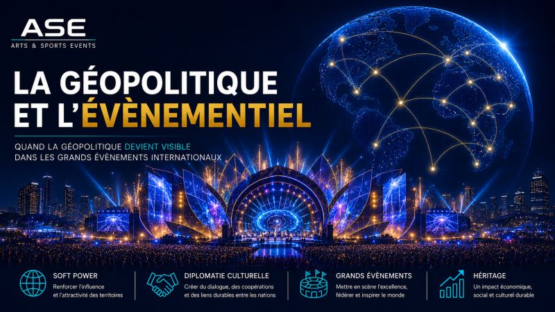 DU SPORT À LA CULTURE : QUAND LA GÉOPOLITIQUE S’INVITE DANS LES GRANDS ÉVÉNEMENTS